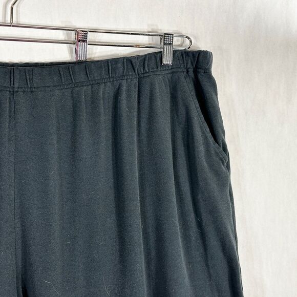 Roamans Plus Size 5X Capris 38W 40W Black Elastic Waist Pockets Pull On 121 - Picture 4 of 8